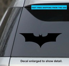 2 Black Batman Vinyl Sticker Decal for car, truck, laptop, Yeti Cup