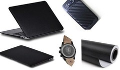 DIYAH 3D Black Carbon Fiber Film Twill 12″ X 60″ / 1FT X 5FT