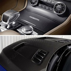 7D GLOSSY Carbon Fiber Vinyl Wrap DIY Sticker Decal Film 12″x60″ Air Bubble Free