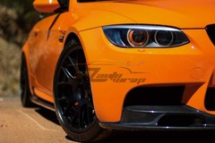 ESSMO PET Super Gloss Metallic Flame Orange Car Vehicle Vinyl Wrap Decal Paint
