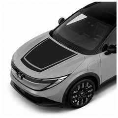 Hood Racing Stripe Decal Graphics Kit – Fits Nissan Leaf 2026 and up MADE IN USA