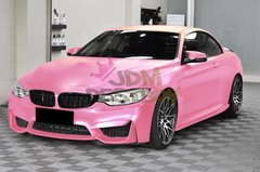 Premium Matte Metallic Satin Pearl Diamond Pink Vinyl Car Wrap Sticker Decal DIY