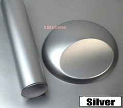 Full Car Wrap Satin Matte Metal Chrome Vinyl Hood Sticker Decal Silver 50FT US