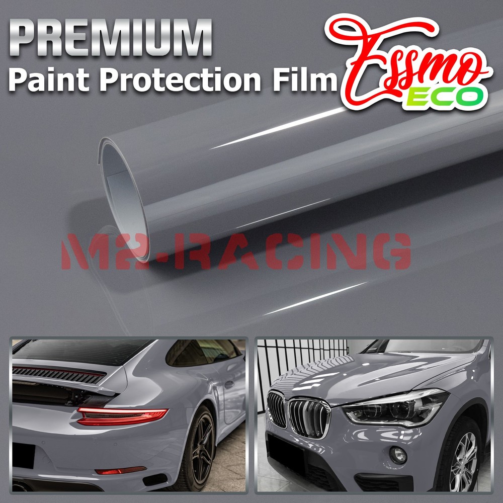 4″x8″ Sample PPF Nardo Gray Gloss Vinyl Paint Protection Film Scratch Auto Wrap