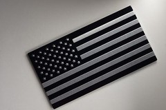 3D Aluminum US American Flag Sticker Decal | Auto Car Bike Emblem | 3.15″x1.75″
