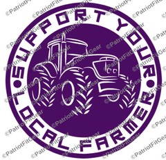Farmer,Support Your Local Farmer,Farming,Agribusiness,Dairy Farm,Vinyl Decal