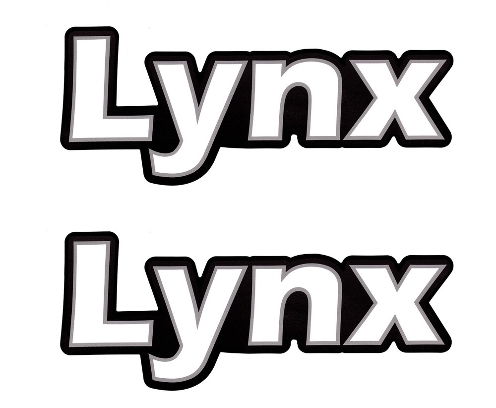 2 RV Trailer Camper Heartland Prowler Lynx Logos Decals Graphics -H-84