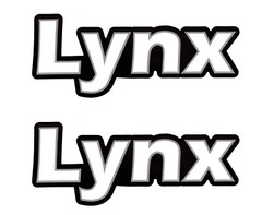 2 RV Trailer Camper Heartland Prowler Lynx Logos Decals Graphics -H-84