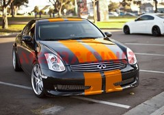 Gloss Color Racing Stripes Vinyl Wrap For Infiniti G35 Stripe Sticker 10FT /20FT
