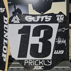 13 Combo – ODI Number Plate Decal and Tuttio Fork Guard Decals – Item#20
