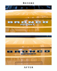 Letter Decal Overlay fits for Ford Bronco SPORT 2021+ Tailgate Vinyl Graphic