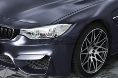 ESSMO PET Pearl Metallic Charcoal Gray Auto Vinyl Wrap Film Decal Sticker Sheet