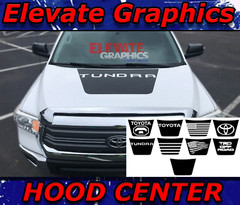 2014-2021 Toyota Tundra Center Hood Graphic Stripes 9 Options 3M Vinyl Decals