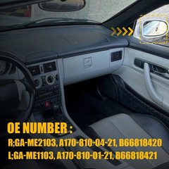 Mirror Glass Replacement Heated w/ Backing Left or Right for Mercedes-Benz CLK55