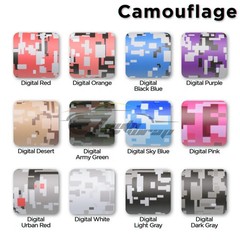 Camouflage Digital Army Green Military Matte Vinyl Sticker Wrap Decal Sheet Film