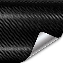 XPO Black Carbon Fiber Car Wrap Vinyl Roll 2ft x 5ft – Air Release Technology