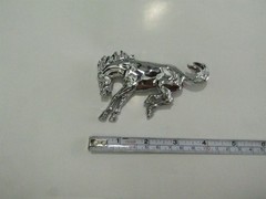 1966 – 2026 FORD BRONCO AND BRONCO II CHROME BUCKING HORSE EMBLEM METAL
