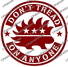 Dont Tread On Anyone,Libertarian,Not Left,Not Right,Just Free,Merica,Vinyl Decal