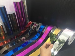 Bubble Free Gloss Mirror Chrome Vinyl Wrap Sticker Car House Film 2inch Width CF