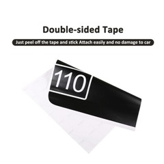 Black Front Engine Hood Sticker Decal For Land Rover Defender 110 2020-2022