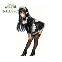 EARLFAMILY 5.1″ Anime Girl Car Stickers Creative Scratch-Proof Trolley Decals