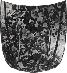 Black Carbon Fiber Vinyl Wrap Roll 1.49ft x 5ft Universal Fit for Vehicles