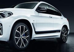 BMW X3 X4 iX3 M PERFORMANCE RIGHT LEFT FOIL APPLICATION FROZEN BLACK 51145A26A67