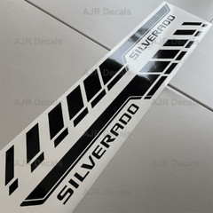 Chevrolet Silverado Bedside Decals Fits Chevy Truck Stickers 2 pieces GR