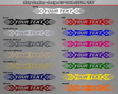 Design #120 Customized Decal Sticker Vinyl Graphic Windshield Window Tribal Car