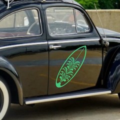 Surfboard Vinyl Decal for Vehicle Windows Laptops Any Smooth Surface design #11