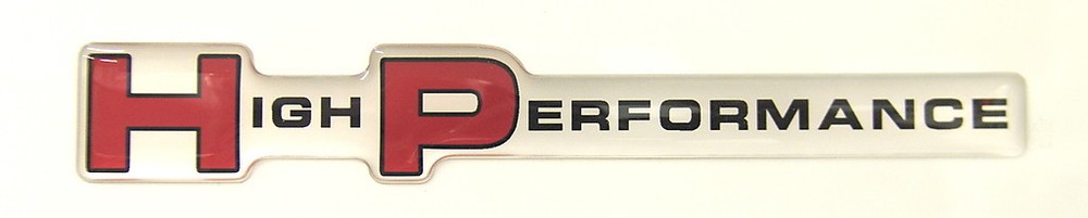 High Performance HP 3D EMBLEM SILVER