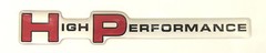 High Performance HP 3D EMBLEM SILVER