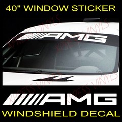 AMG Mercedes Benz Windshield Vinyl Decal Sticker Custom 40″ Vehicle Graphic
