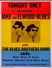Blues Brothers Band Poster 5×4 inch Vinyl Decal Sticker, funny, John Belushi