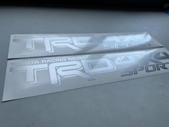 TRD 4×4 Sport Toyota Racing Development SET OF 2 Decal Tacoma Tundra Sticker