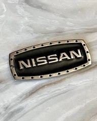 Licensed Nissan Aluminum Color Emblem Decal Auto Truck SUV Office Luggage- 2.5”