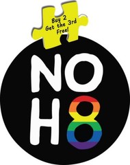 NO H8 Rainbow No Hate Rainbow Buy 2 Get 3 DECAL STICKER p436