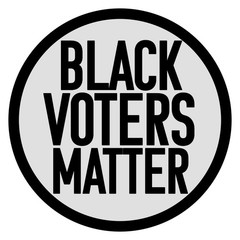 10-Pack BLACK VOTERS MATTER Stickers – 1.5″x1.5″ Bumper Decals – Water-Resistant