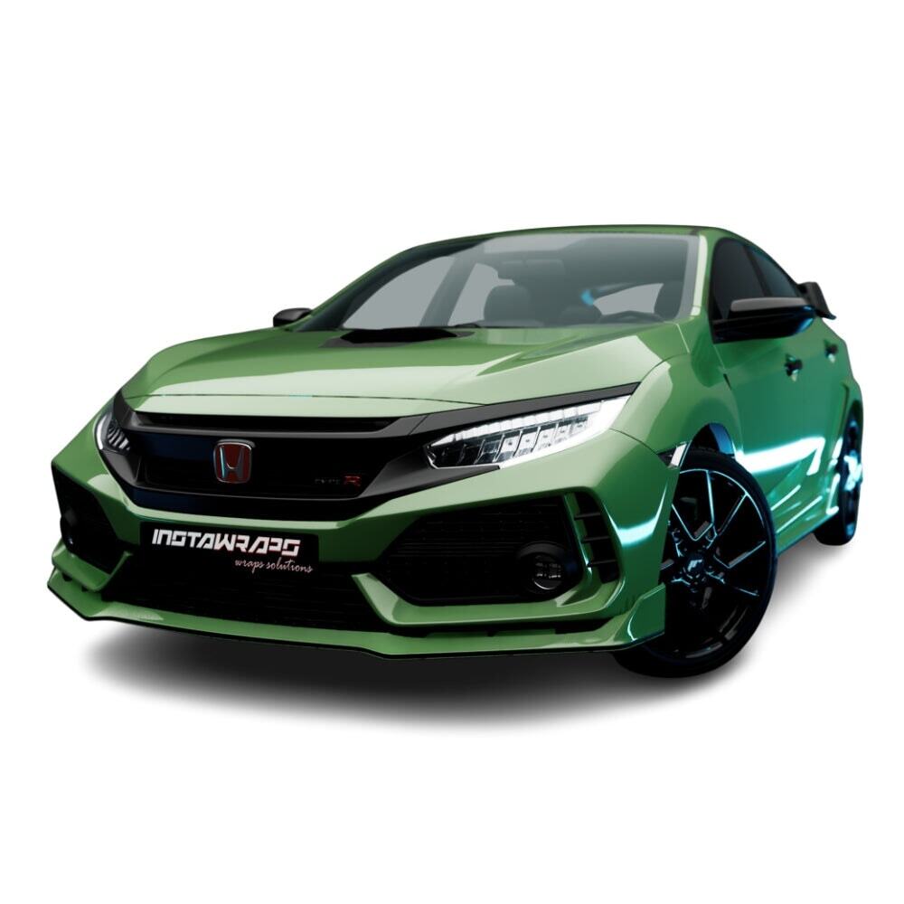 3M 2080 Controltac High Gloss Mantis Green Vinyl Car Wrap Film | HG36