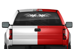 110-02 ALIEN Windshield Decal Window Sticker Vinyl Graphic Design Alien Head