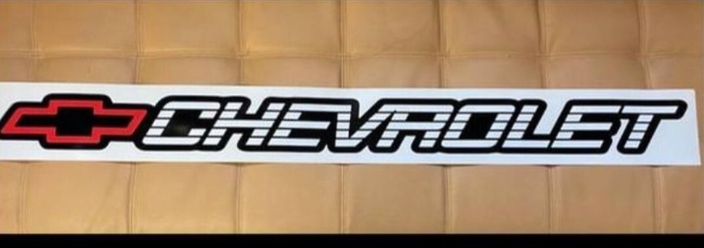 Chevrolet Windshield Tailgate Sticker Decal 48×5