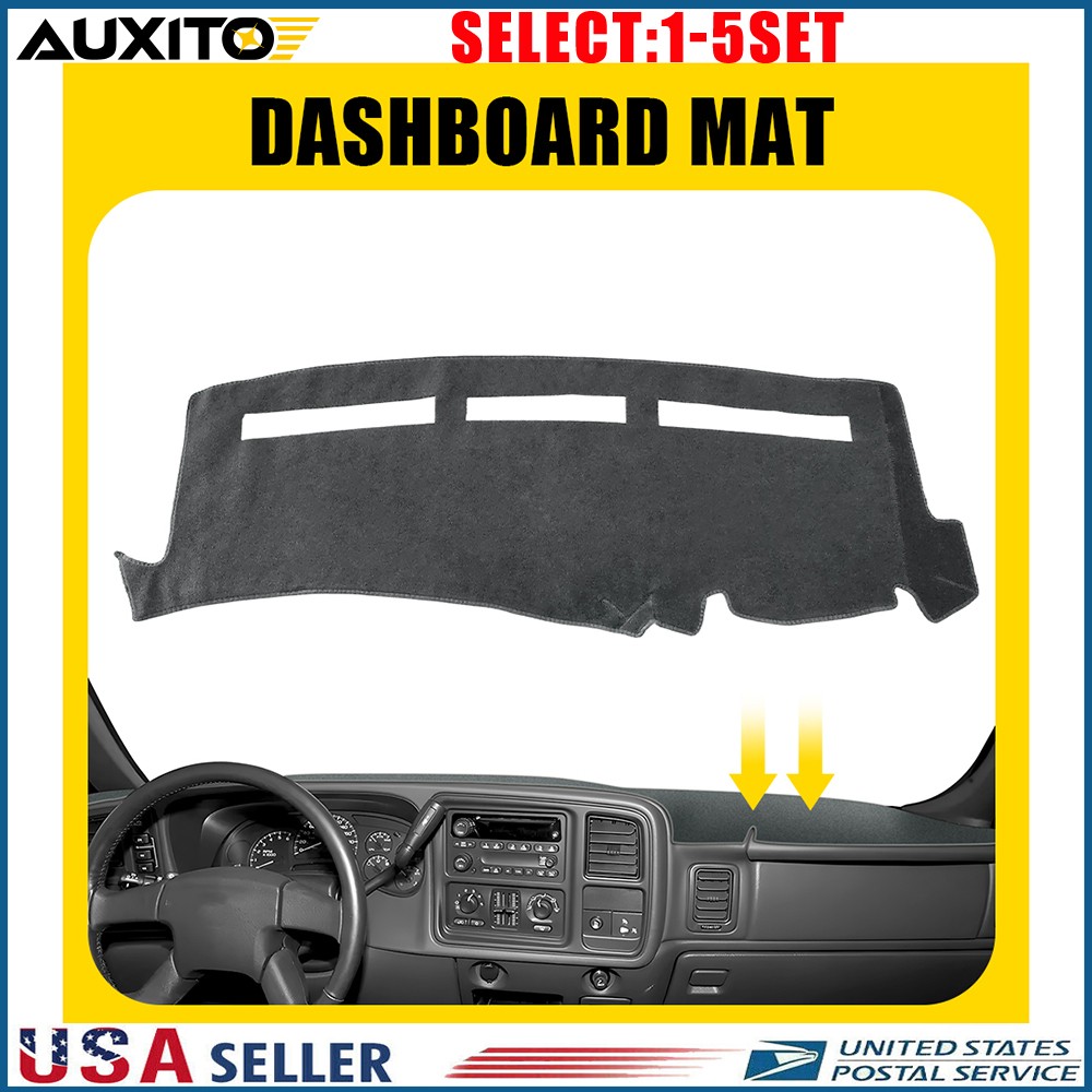 for Chevrolet Tahoe Suburban Yukon 00-06 Dash Mat Cover Pad Gray Dashboard 1-5X