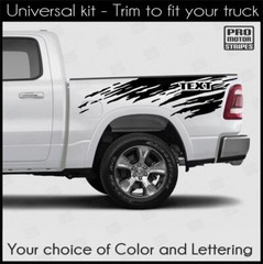Splash Side Stripes Decals For Ford F-150 F150 XL XLT Lariat Raptor Maverick