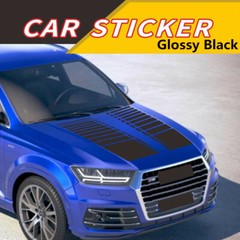 Vinyl Black Stripe Decal Graphic Sticker For Body Hood Car Truck Accessories