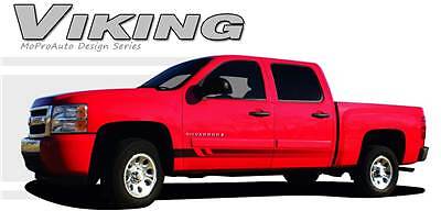 Viking Lower Rocker Fading Vinyl Graphic Decal for Chevy Silverado Ford F-150