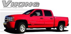 Viking Lower Rocker Fading Vinyl Graphic Decal for Chevy Silverado Ford F-150