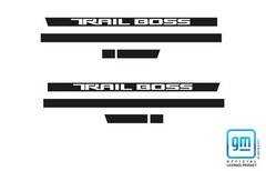 2019 20 21 22 23 24 Chevy Silverado 1500 Trail Boss Crew Double Cab Body Decals
