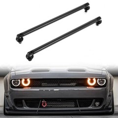 Adjustable Front Bumper Lip Splitter Strut Rod Tie Support Bar Universal 2pcs