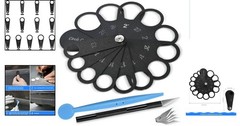 Precision Craft Cutting Tool Kit: 13-25mm Circle Templates for Car Wrapping