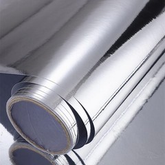 12”x78”Chrome Mirror Silver Vinyl Wrap Sticker Decal Film Sheet,Self-Adhesive